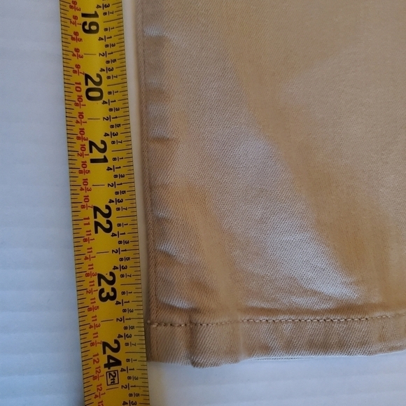 L.L Bean Womens Pant 6P Classic Fit Straight Leg Tan Cotton - Picture 7 of 9